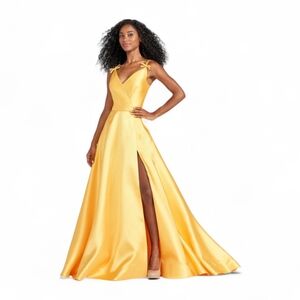 Ellie Wilde, Mon Cheri Formal Dress. Sunflower, Size 4